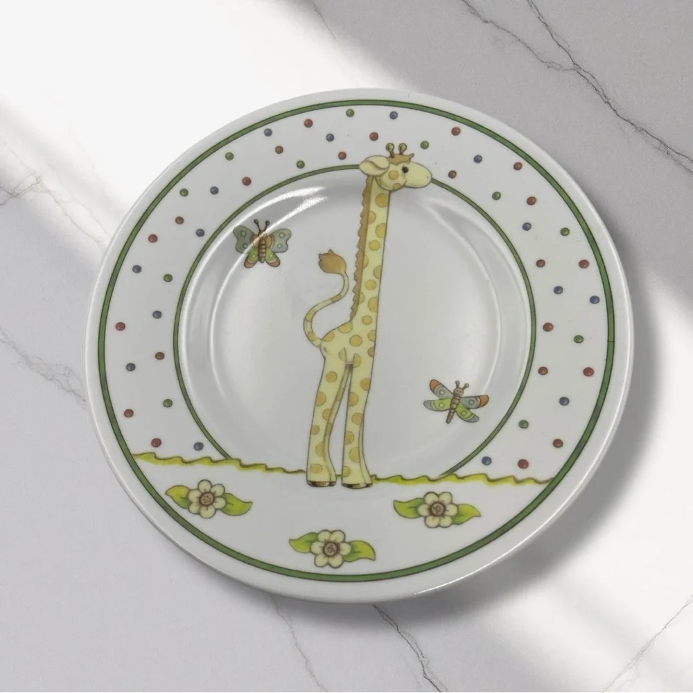 Lenox Jungle Jamboree Children's Melamine 2 Dinner Plates and 2 Bowls